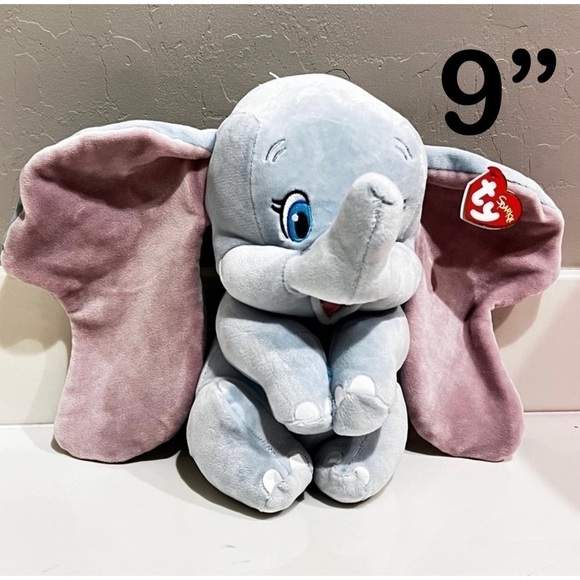 TY Dumbo Elephant Sparkle Disney plush Toy, NWT - Picture 1 of 9